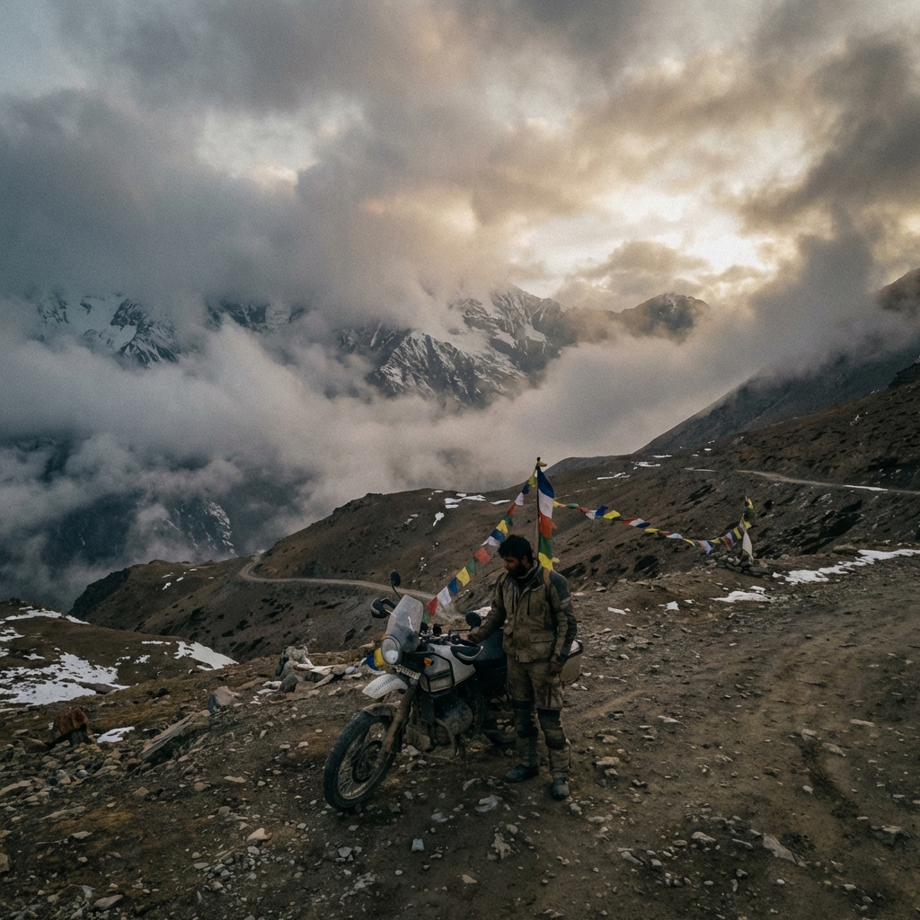 Ishaan in the mountains